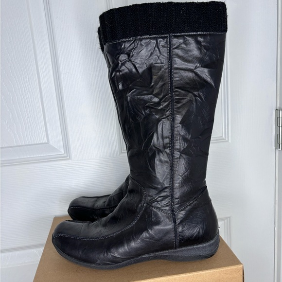 Locale Distressed Genuine Leather Winter boots - Picture 4 of 4